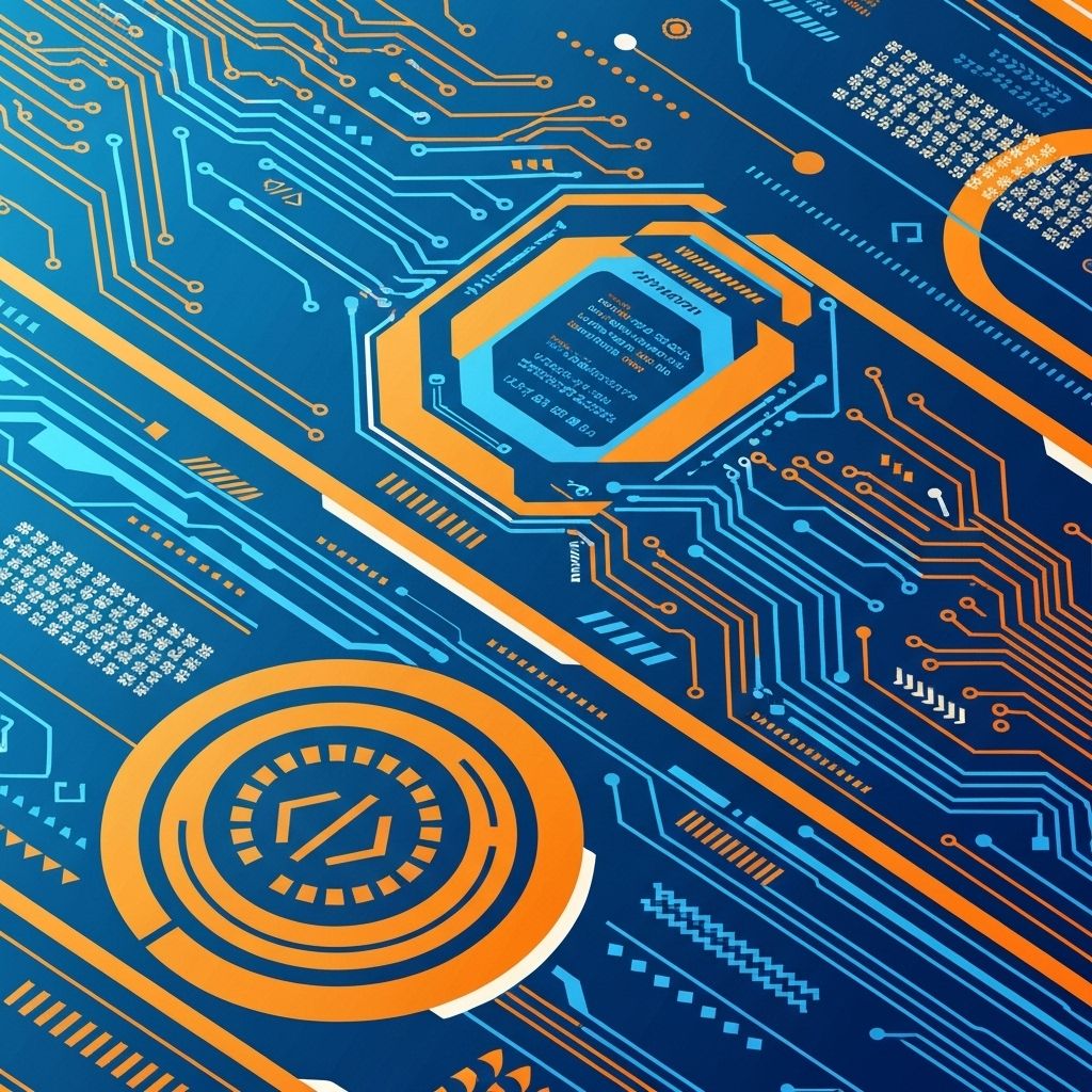 Tech community illustration